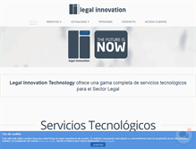 Tablet Screenshot of legal-innovation.com